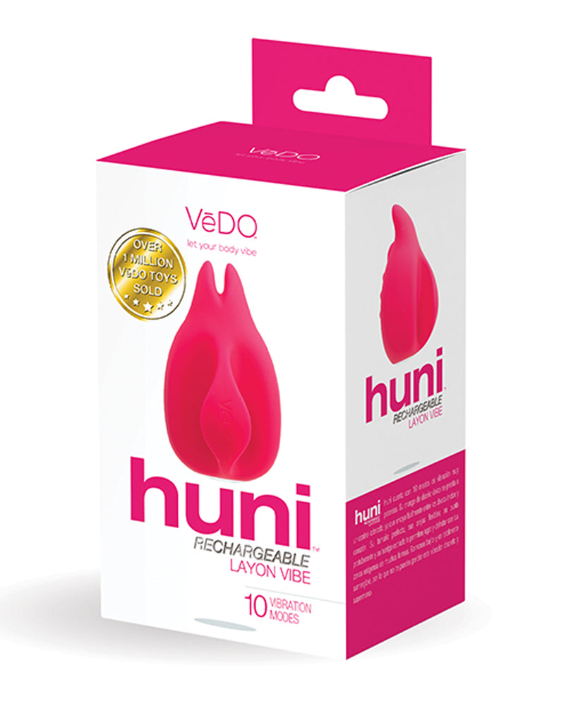 Huni Rechargeable Finger Vibe - Foxy Pink