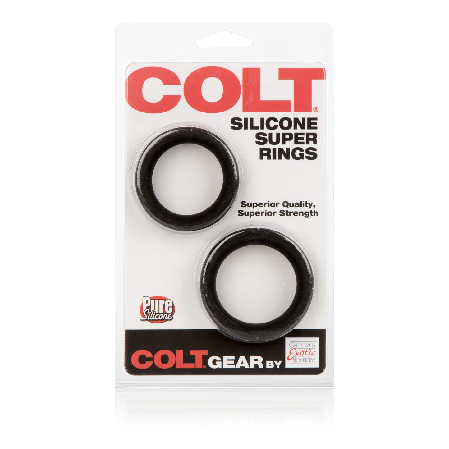 Colt Silicone Super Rings - Black