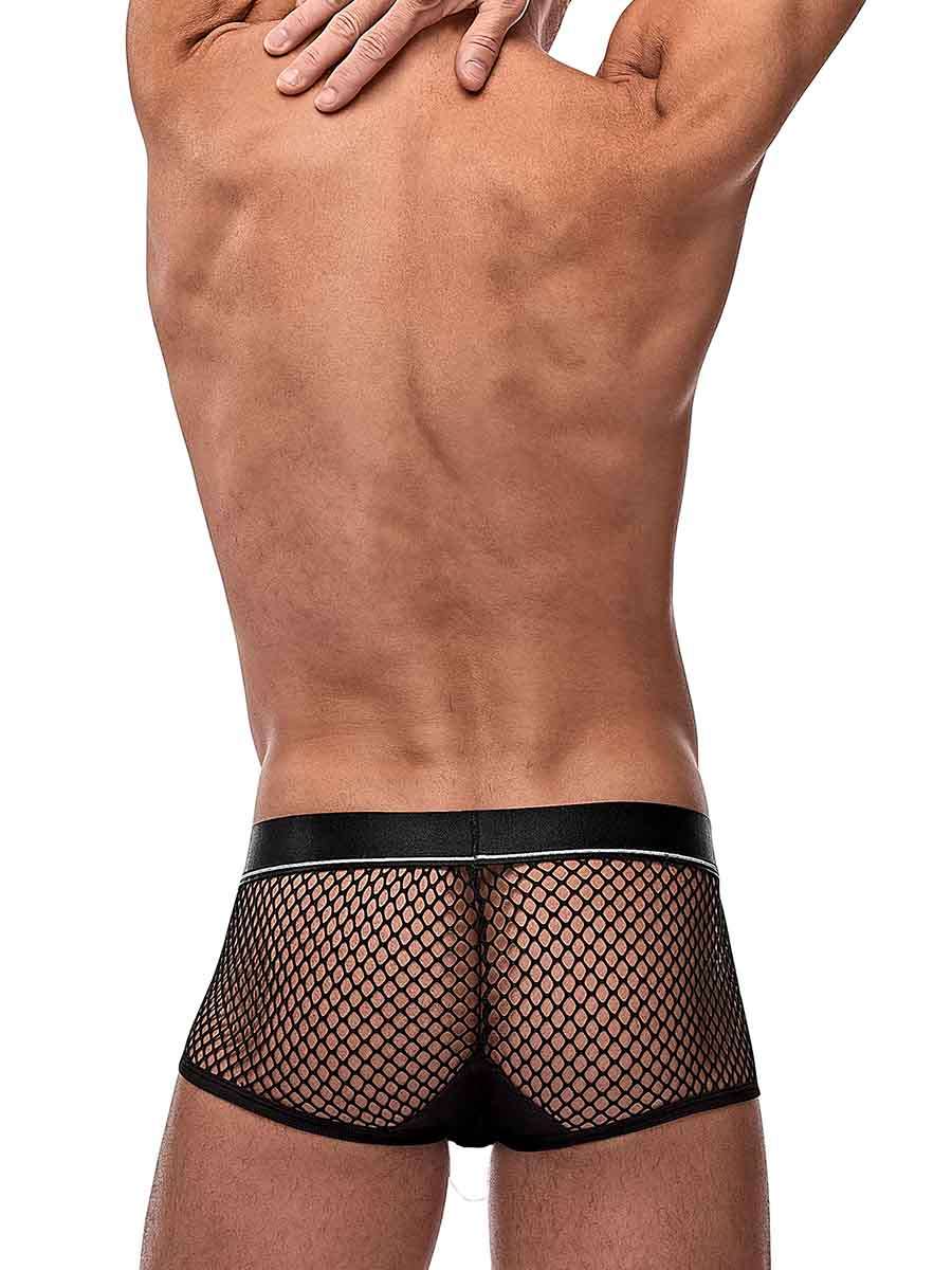 Cock Pit Net Mini Cock Ring Short - Large - Black