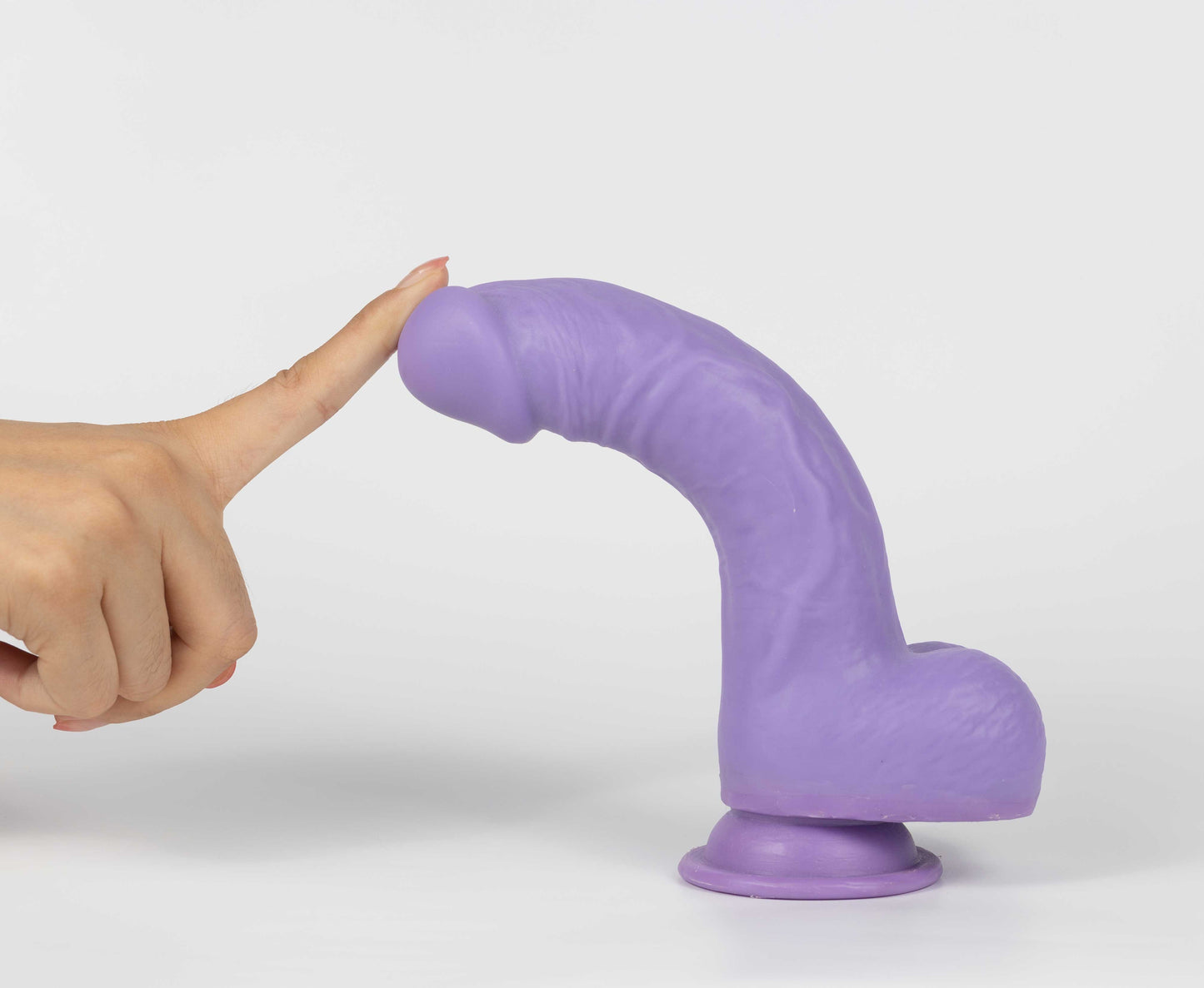 Get Lucky Ms. Lavender 7.5 Inch Dildo - Lavender