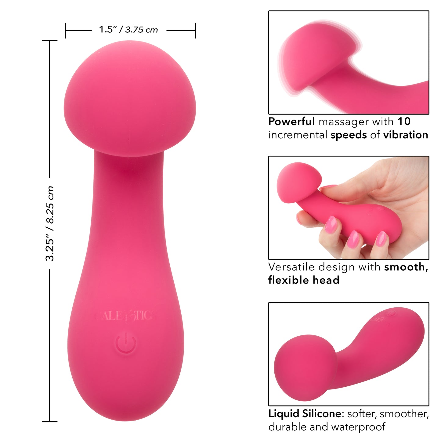 Liquid Silicone Pixies Exciter - Pink