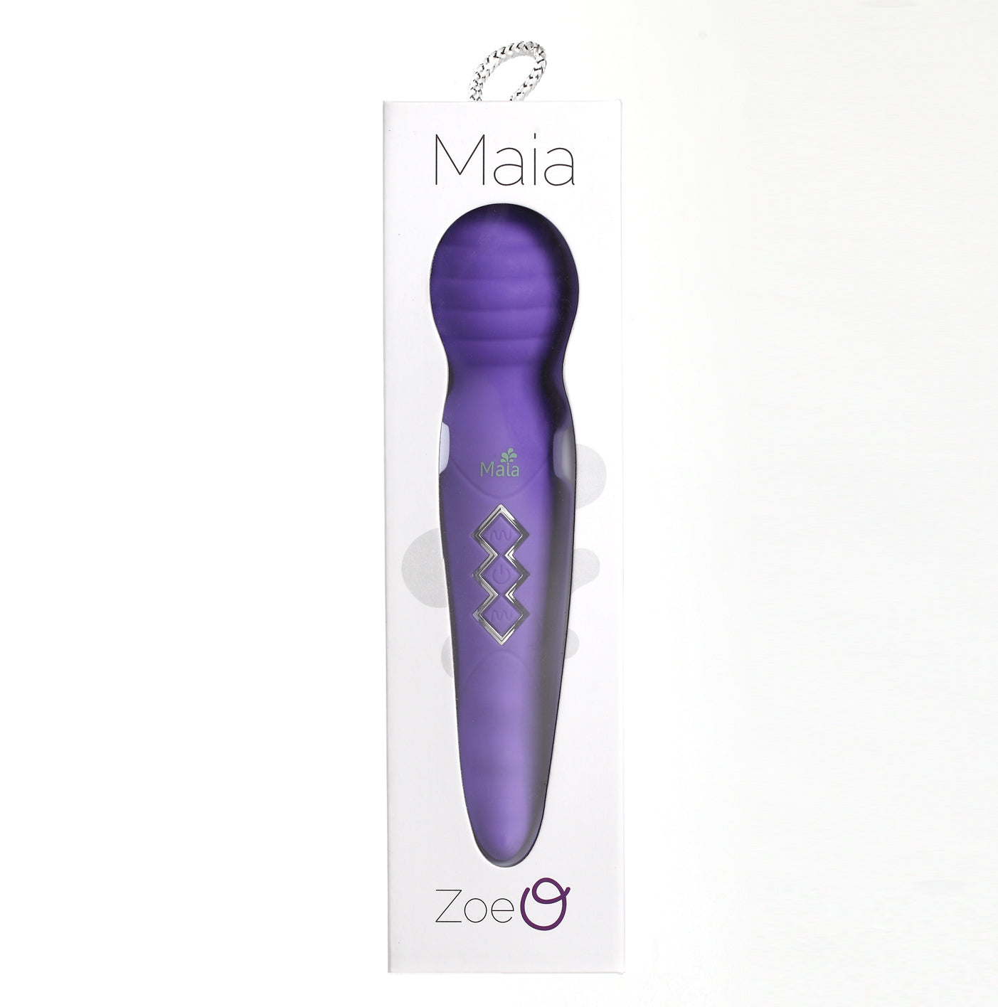 Zoe Twisty Dual Vibrating Pleasure Wand - Purple