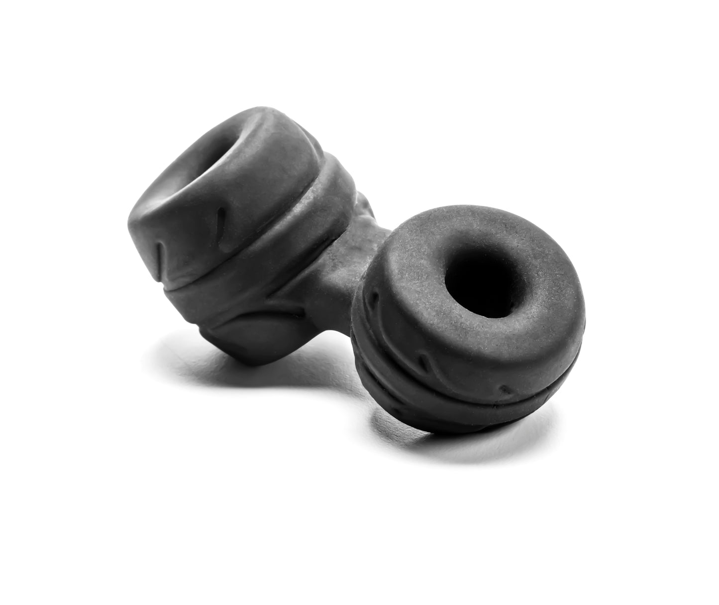 Silaskin Cock & Ball Ring and Stretcher - Black PF-CR12B