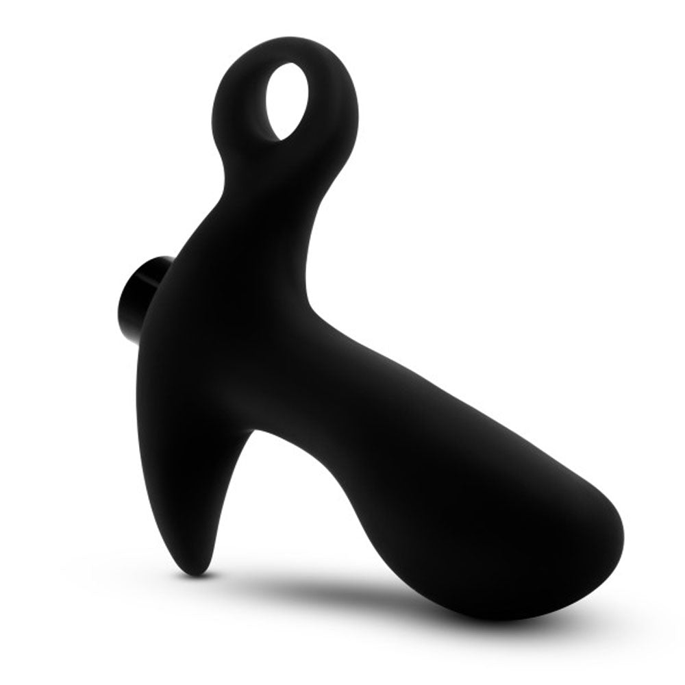 Anal Adventures- Platinum - Silicone Vibrating  Prostate Massager 01 - Black