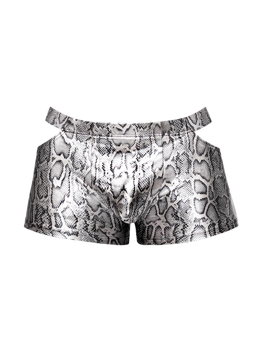 s'naked Pouch Short - Small - Silver/black