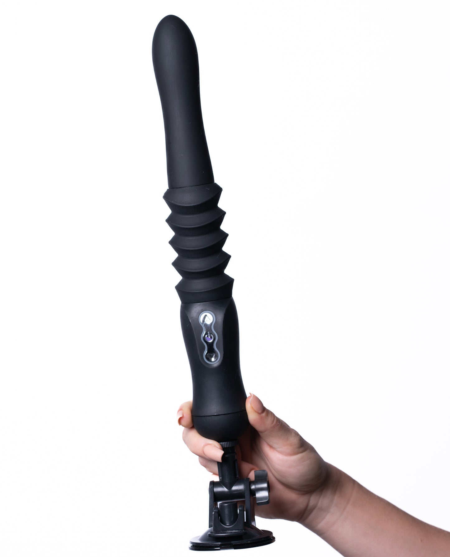 Max Silicone Thrusting Portable Love Machine -  Black