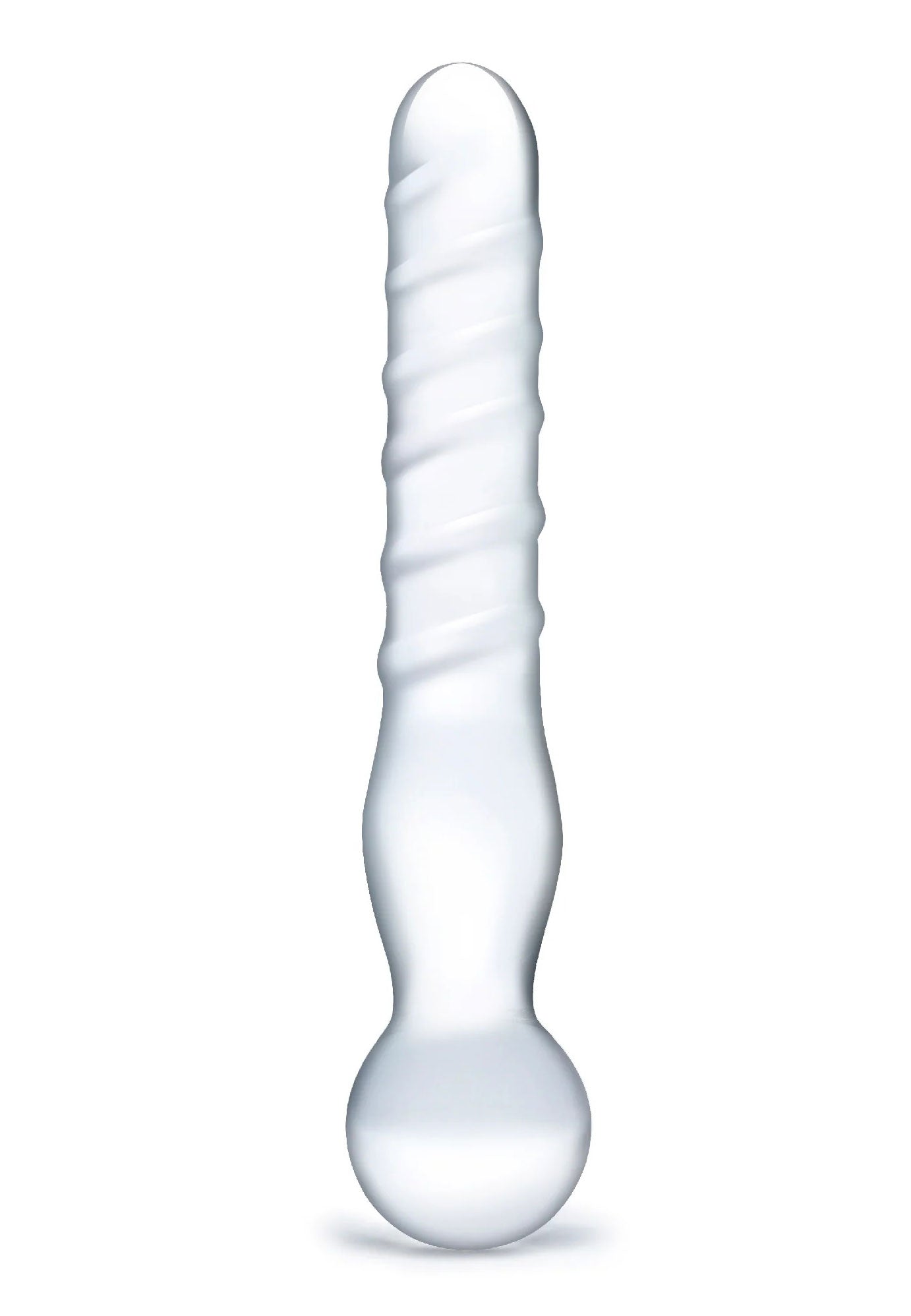 Joystick Clear Glass Dildo GLAS-82