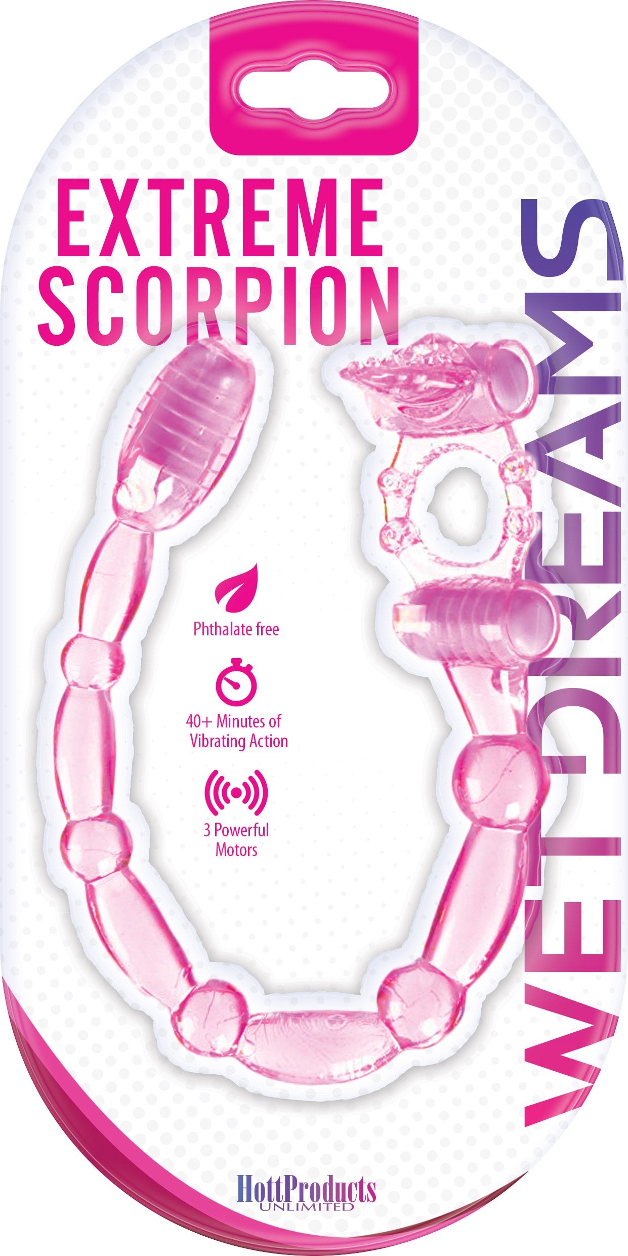 Super Xtreme Vibe Scorpion With Dual Stinger Anal Vibe - Magenta