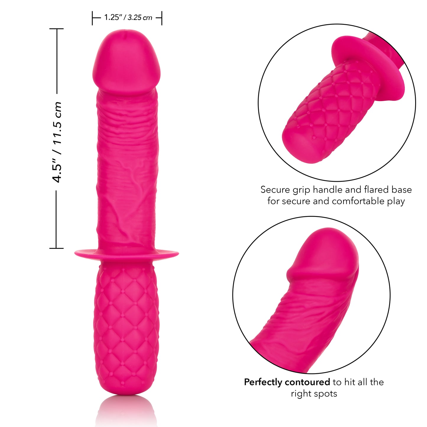 Silicone Grip Thruster - Pink