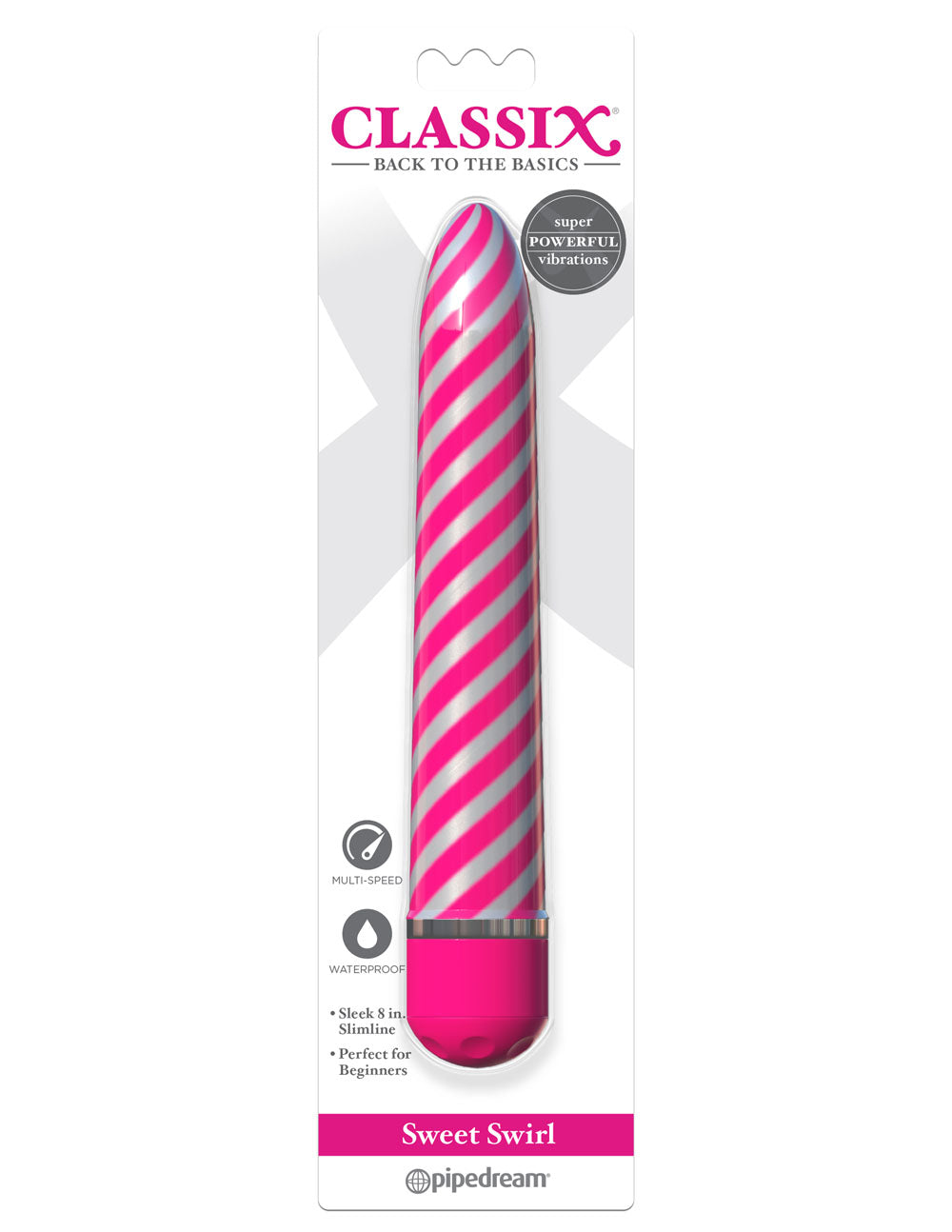 Sweet Swirl Vibrator - Pink