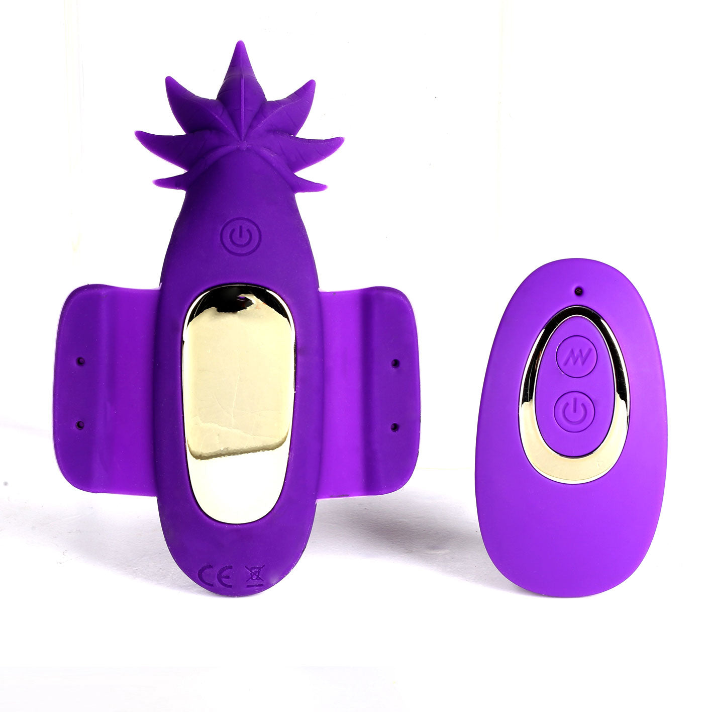 Sativa 10-Function Remote Control Panty Vibrator - 420 Series - Purple MTMA2003-LF