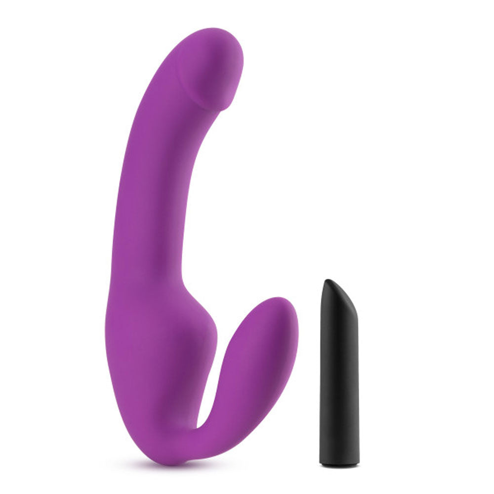 Temptasia - Cyrus - Strapless Silicone Dildo -  Purple