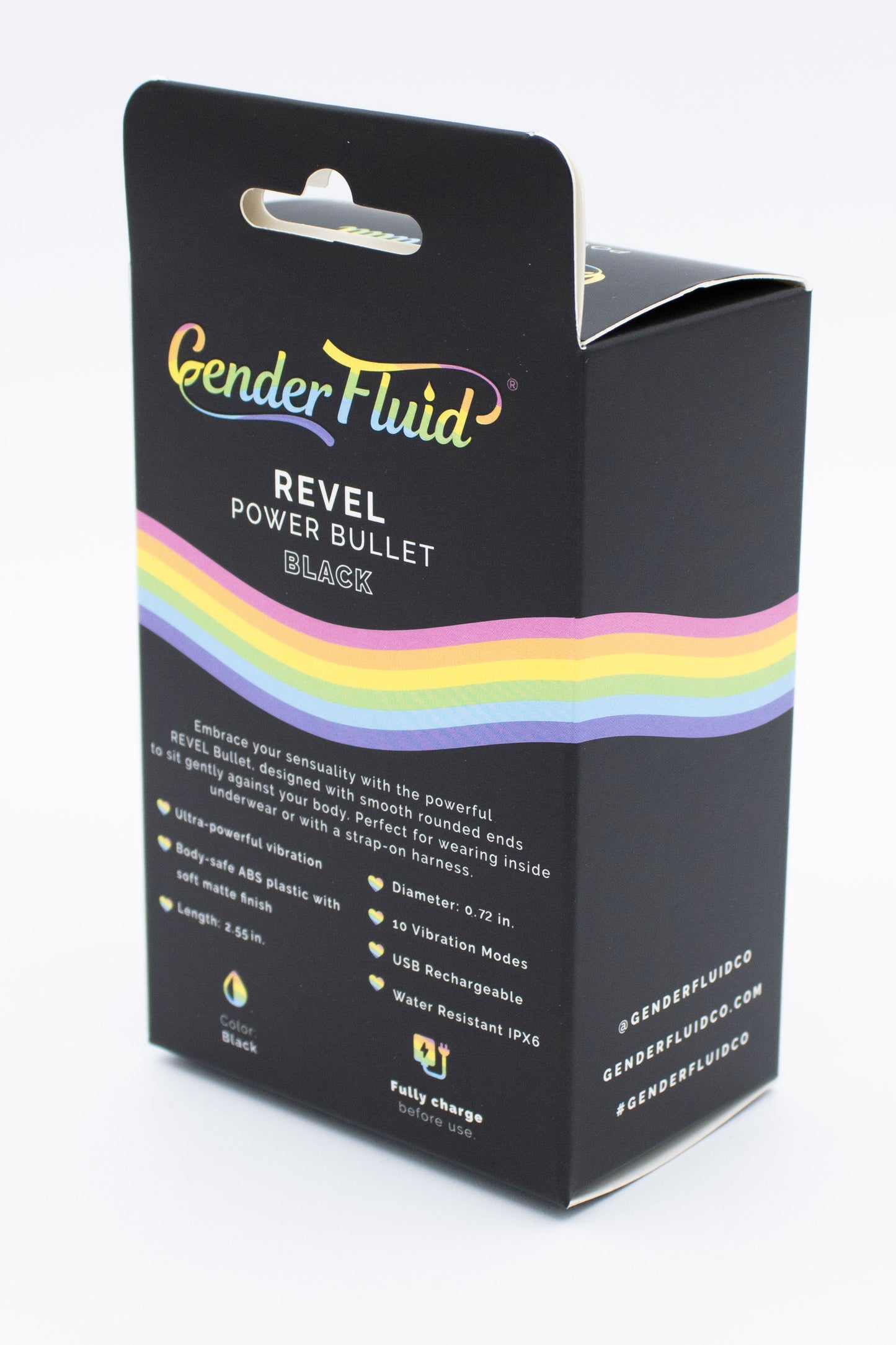 Gender Fluid Revel Power Bullet - Matte Black