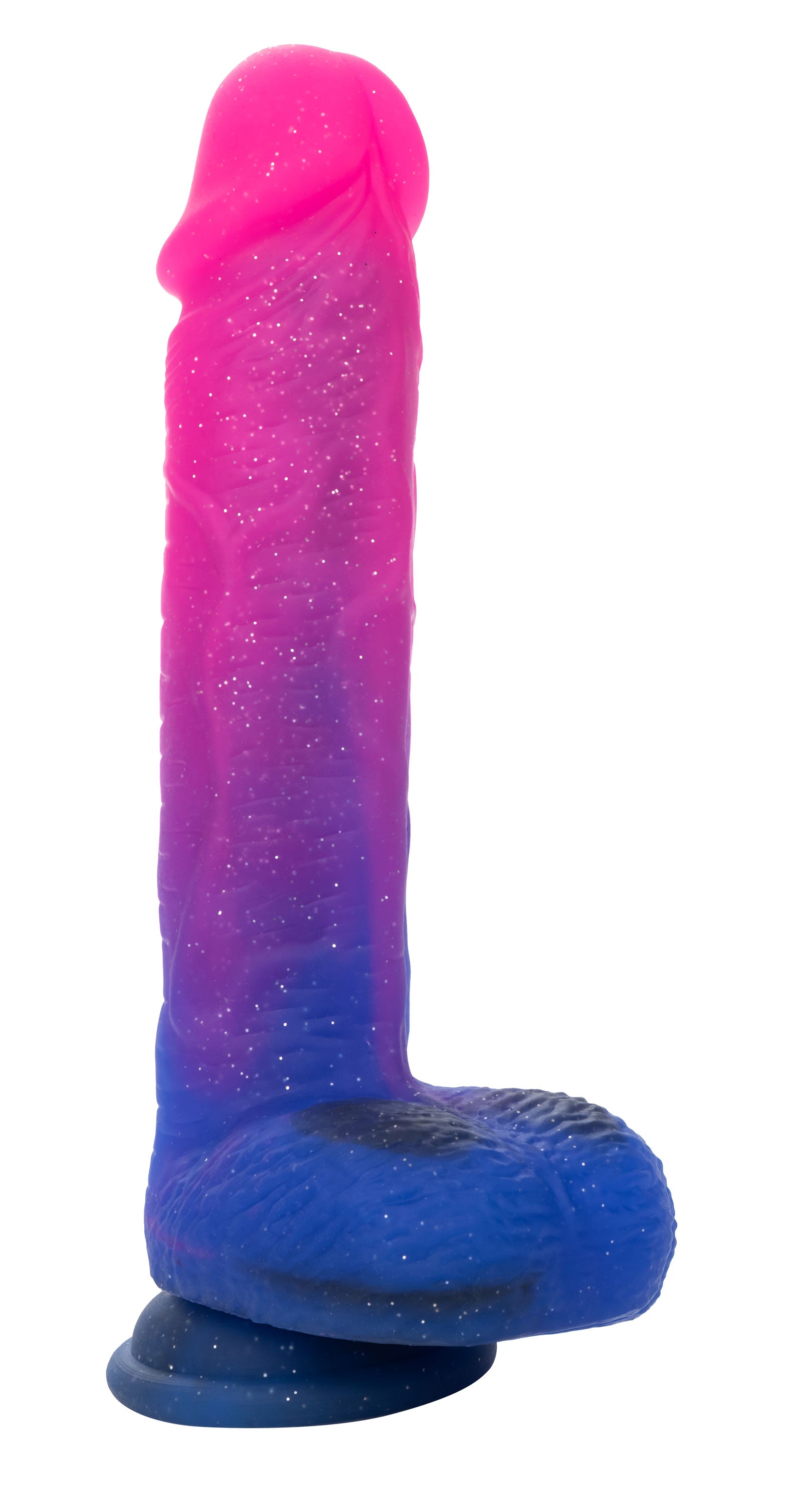 Naughty Bits Ombre Hombre XL Vibrating Dildo -  -  Pink/purple SE4410703