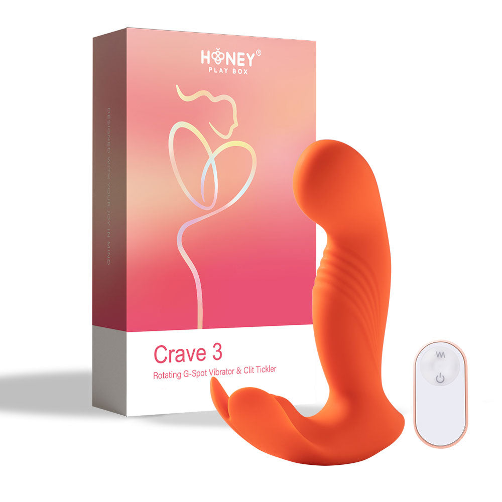 Crave 3 - G-Spot and Clit Vibrator - Orange