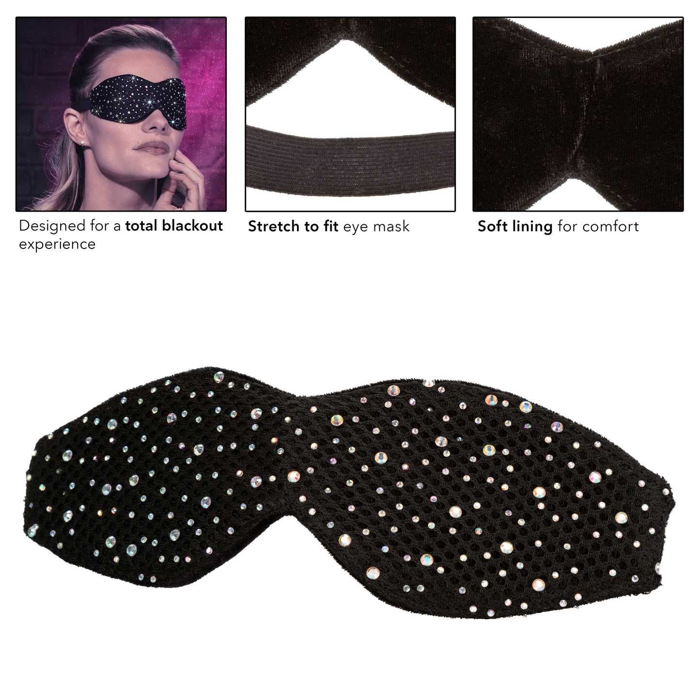 Radiance Blackout Eye Mask - Black