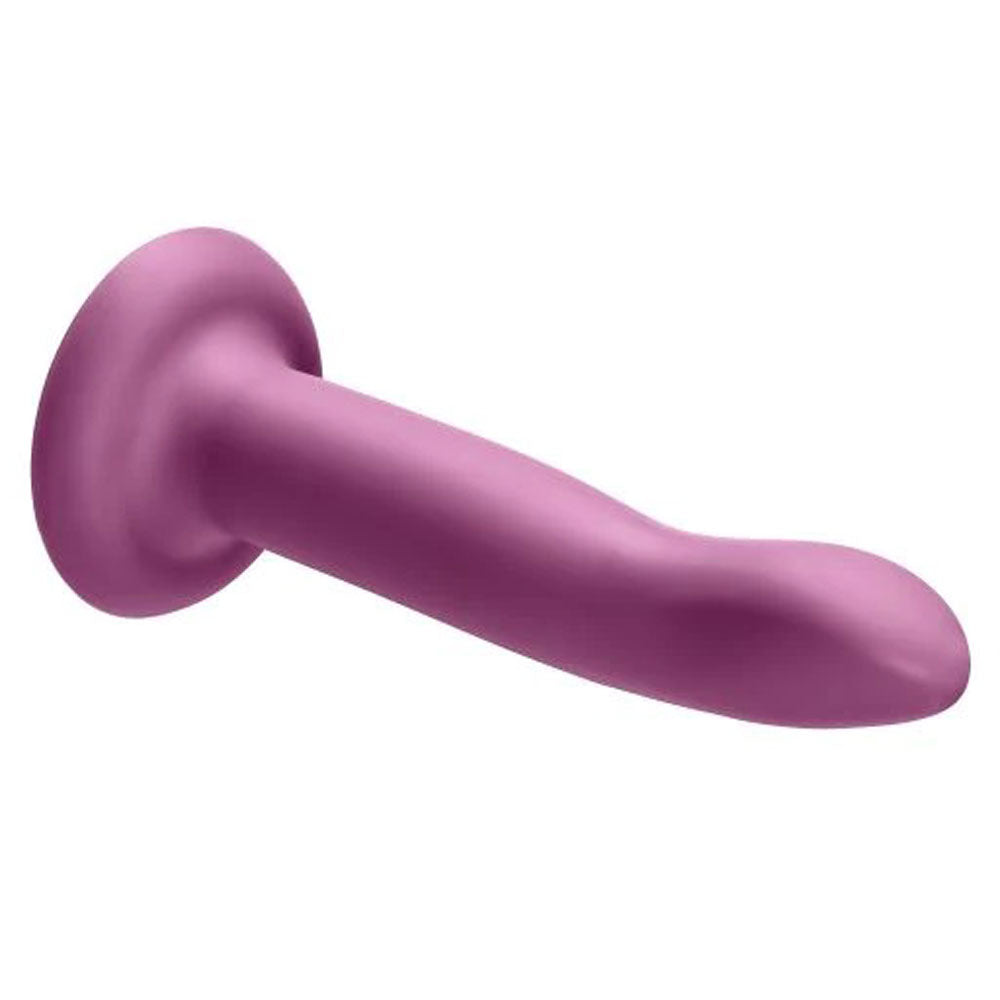 Ergo Super Flexi II Dong Soft and Flexible Liquid  Silicone With Vibrator - Plum