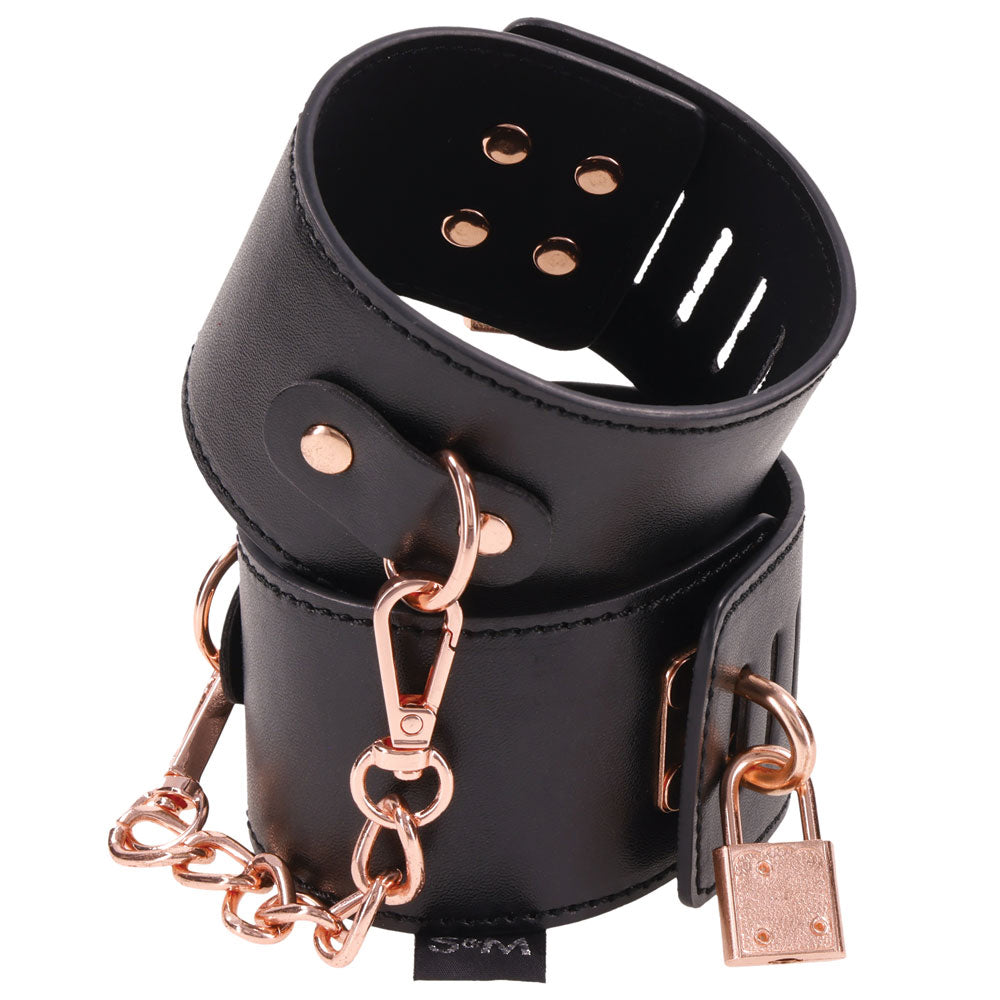 Brat Locking Cuffs - Black SS09849