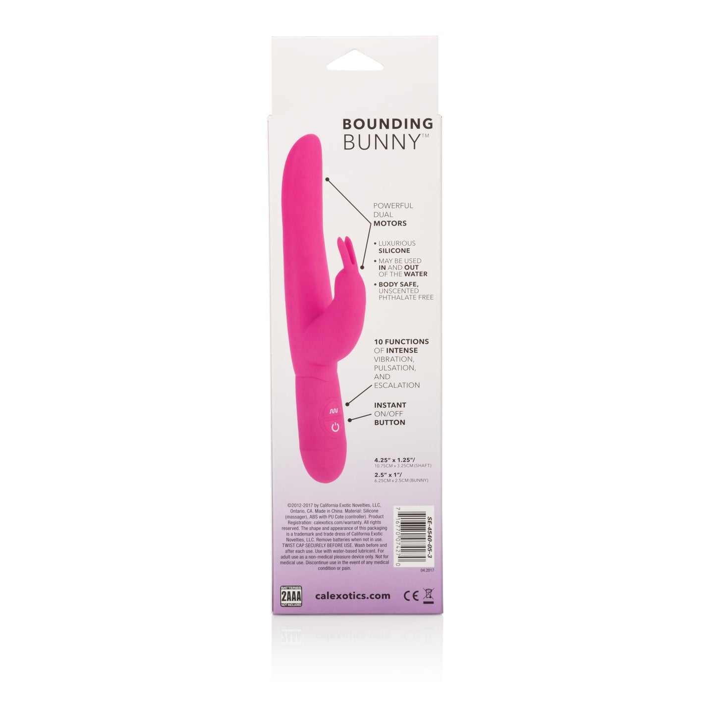 Posh 10-Function Silicone Bounding  Bunny - Pink