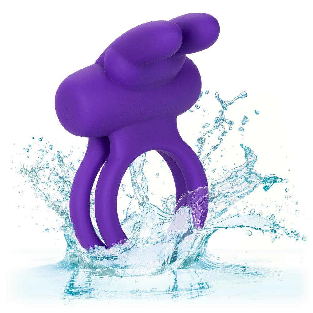 Silicone Rechargeable Dual Rockin' Rabbit  Enhancer