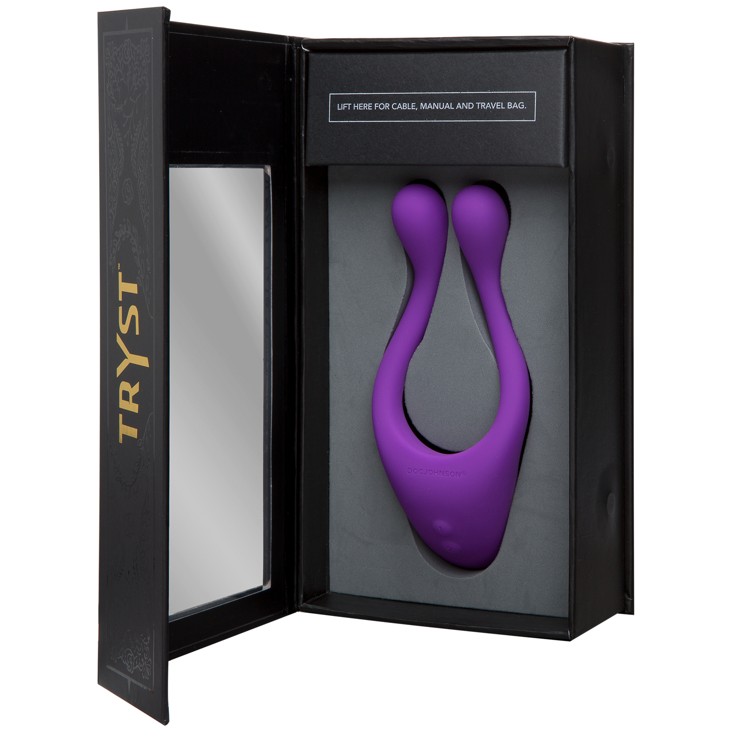 Tryst Multi Erogenous Zone Silicone Massager - Purple