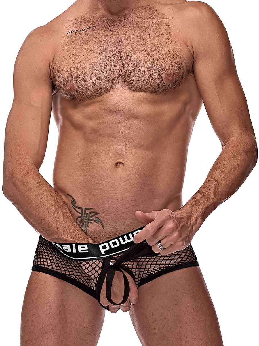 Cock Pit Net Mini Cock Ring Short - Large - Black