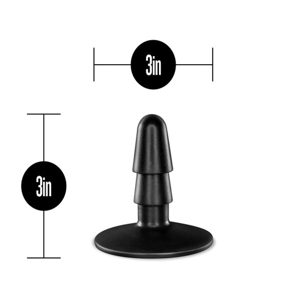 Lock on - Adapter With Suction Cup - Black