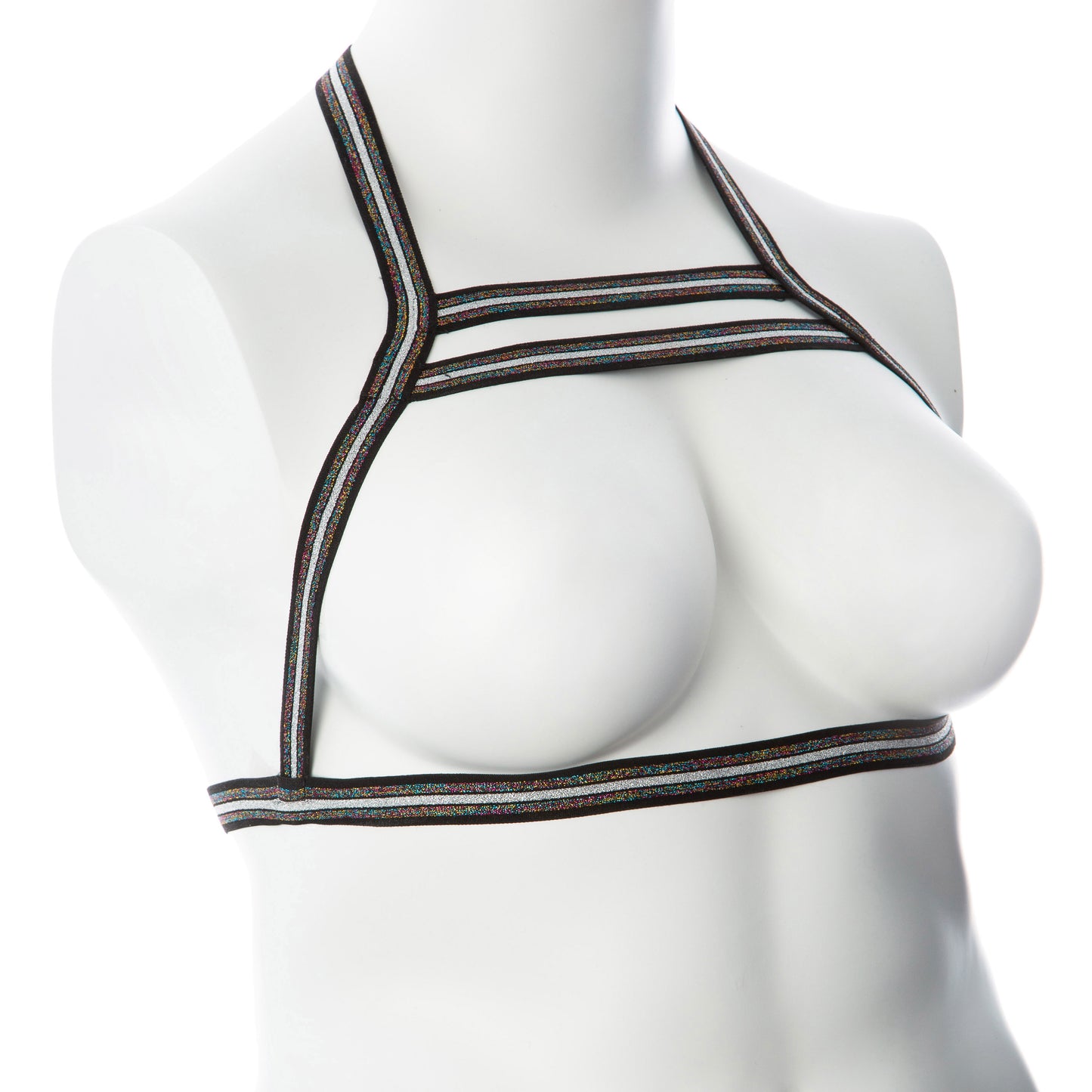 Gender Fluid Silver Lining Harness - Small/large - Multi-Color